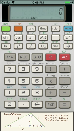 SciCalc82 - 复古仿真科学计算器[iOS][￥6→0]