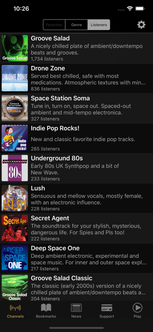 SomaFM Radio Player – 网络电台[iOS][￥50→0]