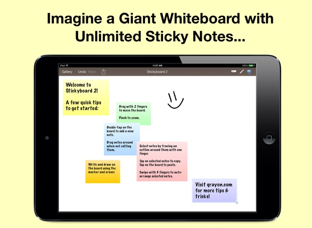 Stickyboard 2 – 便签白板[iPad][￥30→0]