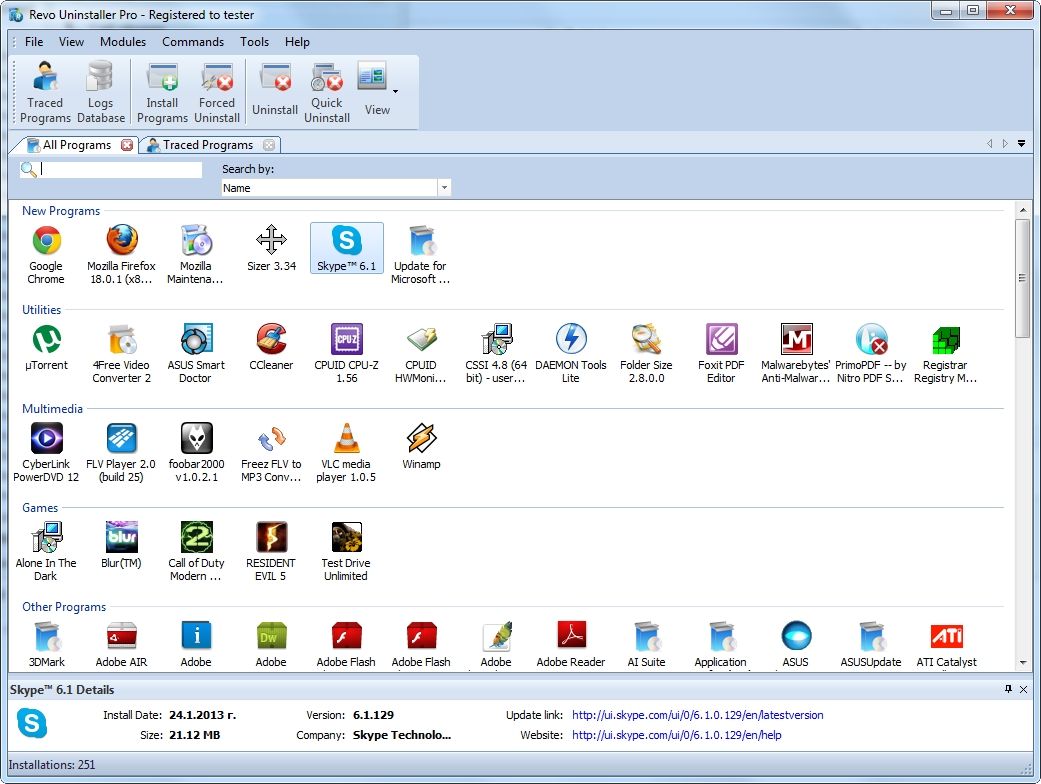 Revo Uninstaller Pro 3 - 软件卸载工具[Windows]