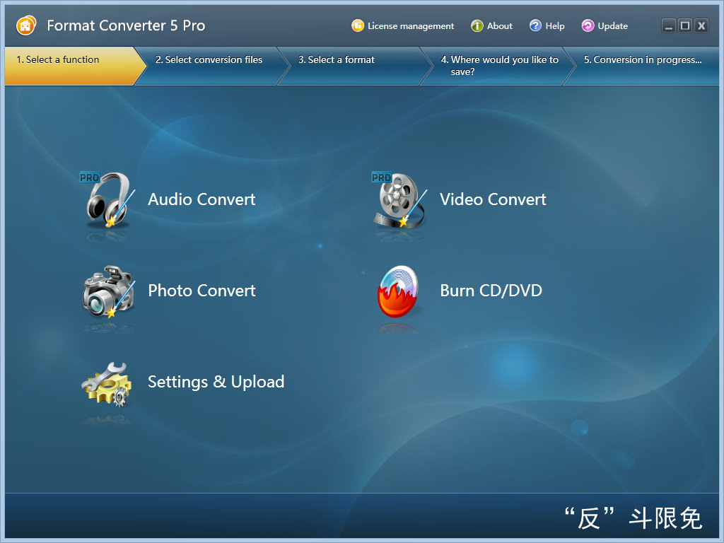 Format Converter 5 Pro - 视频音频转换软件