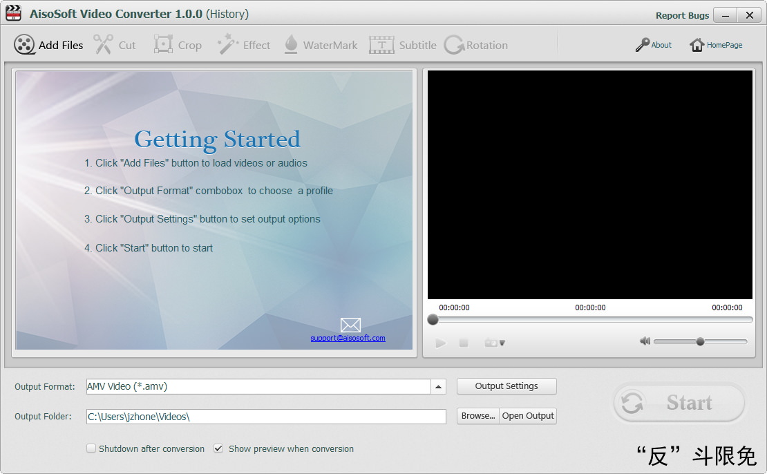AisoSoft Video Converter - 视频转换软件丨“反”斗限免