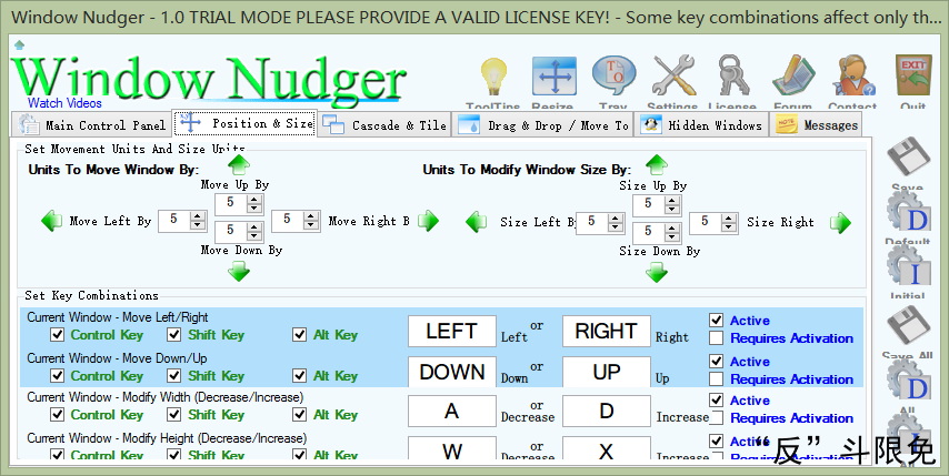 Window Nudger - 键盘控制鼠标丨“反”斗限免