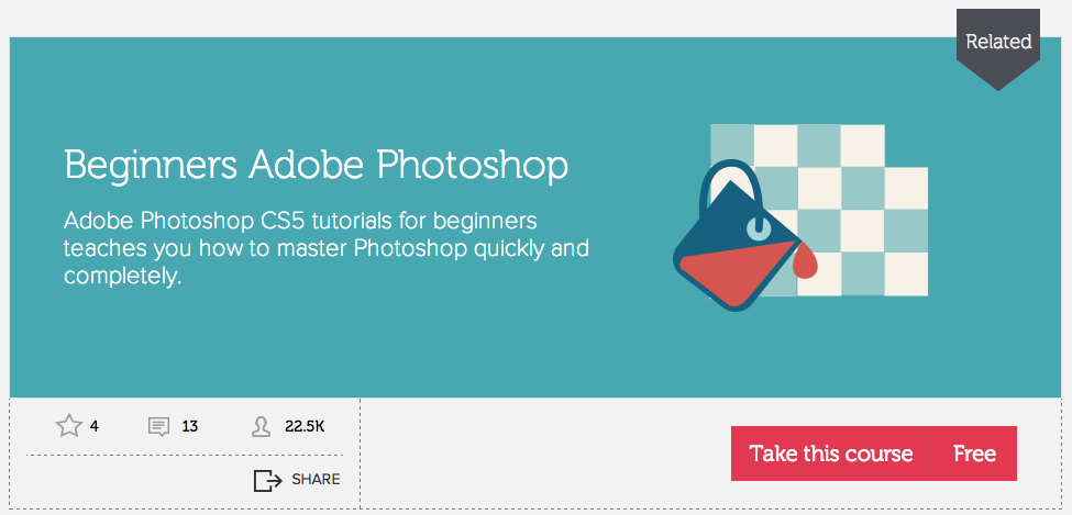 免费课程 Adobe PhotoShop CS5 for Beginners丨“反”斗限免