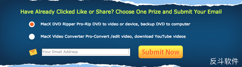 免费获取 MacX DVD Ripper Pro 或者 MacX Video Converter Pro丨反斗限免