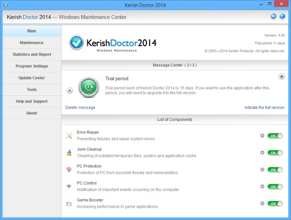 Kerish Doctor 2014 - 系统故障、错误诊断工具丨反斗限免