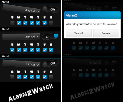 Alarm2Watch - 提醒闹钟[Blackberry 10]丨反斗限免