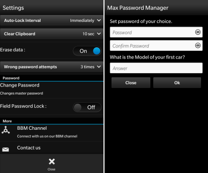 Max Password Manager - 密码管理应用[Blackberry 10]丨反斗限免