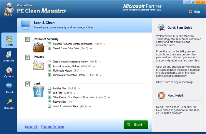 PC Clean Maestro - 垃圾文件清理软件丨反斗限免