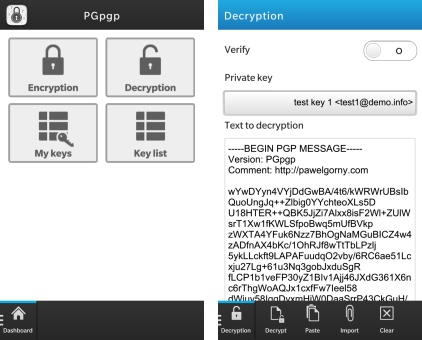 PGpgp - 邮件、信息加密[Blackberry 10]丨反斗限免