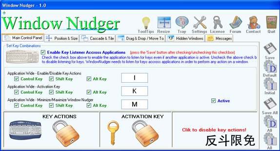Window Nudger – 键盘控制鼠标丨反斗限免
