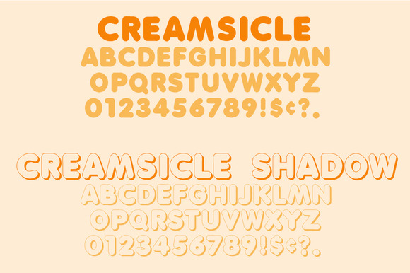 免费字体 Creamsicle丨反斗限免
