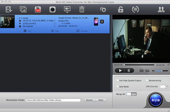 WinX HD Video Converter for Mac – 高清视频转换软件[OS X]丨反斗限免