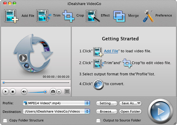 iDealshare VideoGo for Mac - 视频转换工具[OS X]丨反斗限免