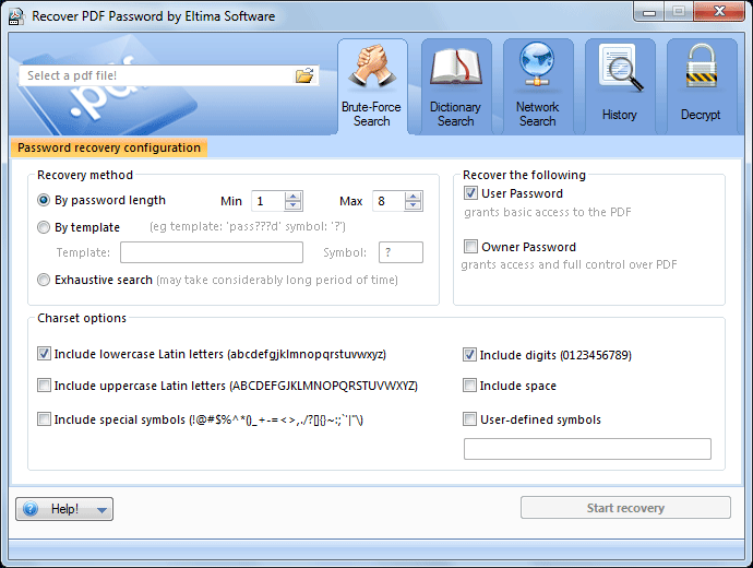 Eltima Recover PDF Password - PDF 文档密码还原工具[Windows][$39.95→0]丨反斗限免