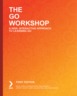 免费获取电子书 The Go Workshop[$27.99→0]