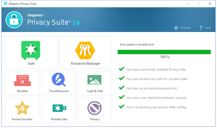 Steganos Privacy Suite 19 – 数据安全软件[Windows]
