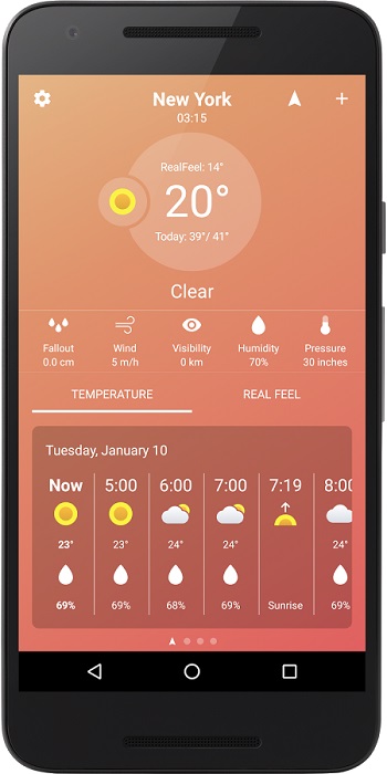 UltraWeather Pro: Forecast&Map - 天气预报软件[Android][$1.49→0]