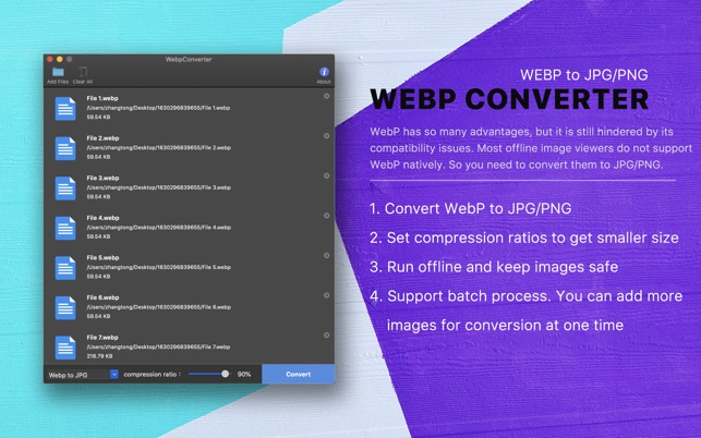 WebP Converter - WebP 转换器[macOS][内购限免￥50→0]