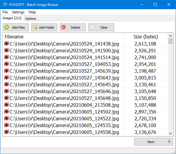 Vovsoft Batch Image Resizer - 批量修改图片大小[Windows][$15→0]