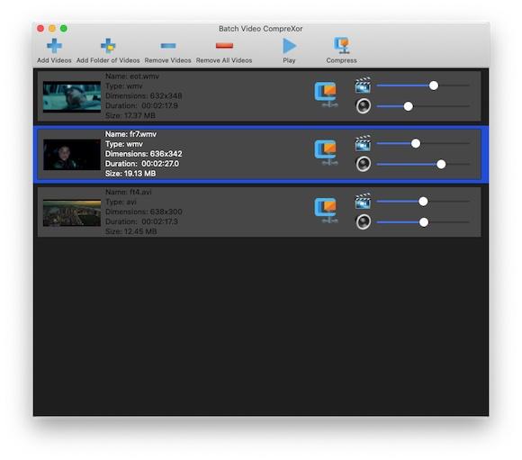 Batch Video CompreXor - 视频批量压缩工具[Windows、macOS][$19.9→0]