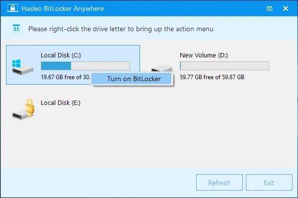 Hasleo BitLocker Anywhere – 磁盘加密工具[Windows][$19.98→0]