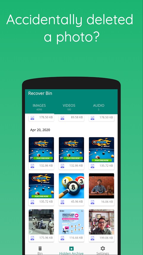 Recover Bin - 文件还原工具[Android][$7.99→0]
