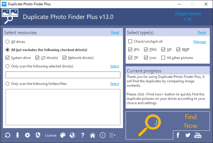Duplicate Photo Finder Plus – 重复照片查找工具[Windows][$19.99→0]