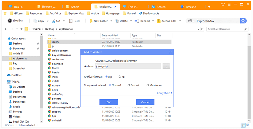 ExplorerMax – Chrome 样式的文件管理器[Windows][$9.95→0]