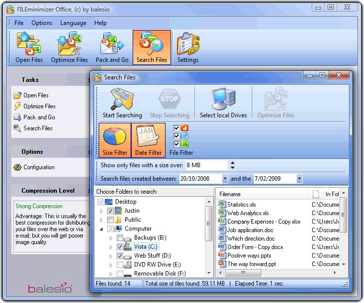 FILEminimizer Office – Office 文档压缩[Windows][$49.95→0]