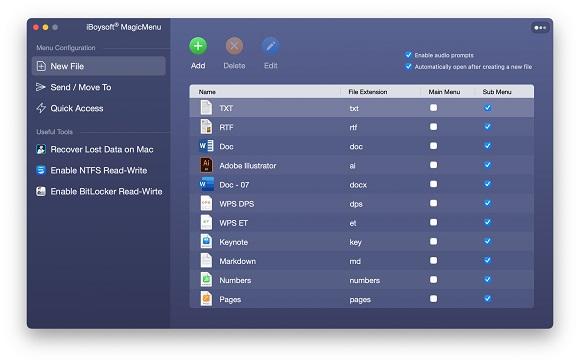 iBoysoft MagicMenu - 右键菜单增强工具[macOS][$19.6→0]