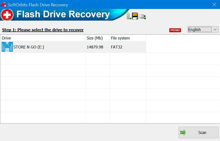 SoftOrbits Flash Drive Recovery – 闪存设备数据恢复[Windows][$29.99→0]