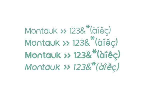 限免字体 Montauk[Windows、macOS]