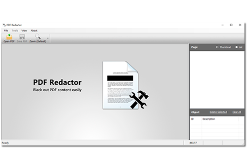 PDF Redactor - PDF 文档敏感信息涂黑、删除工具[Windows]