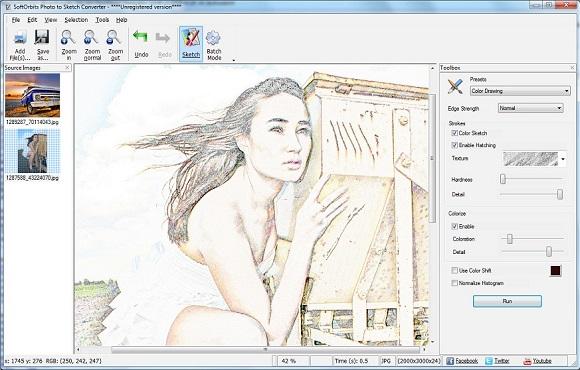 SoftOrbits Sketch Drawer Pro – 将图片变成素描画[Windows][$49.99→0]