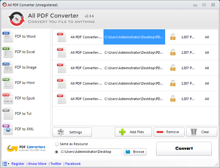 All PDF Converter – PDF 文档格式转换工具[Windows][$29.95→0]