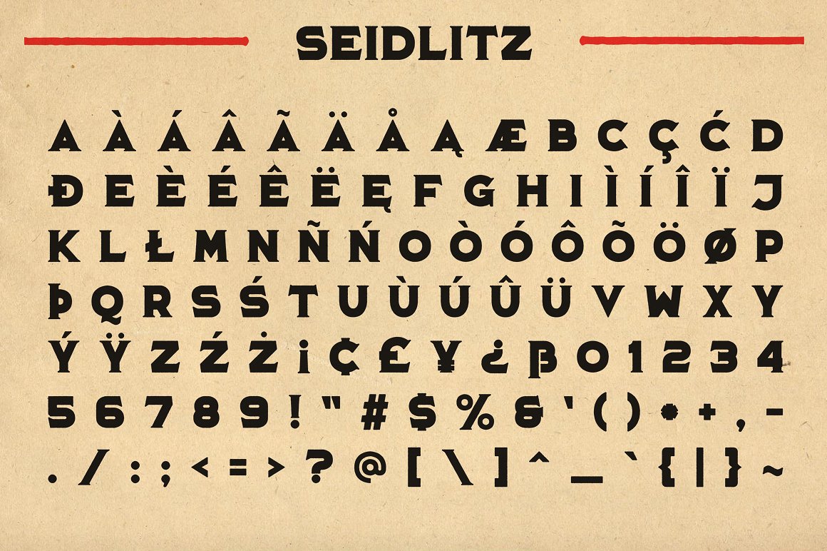限免字体 Seidlitz[Windows、macOS]