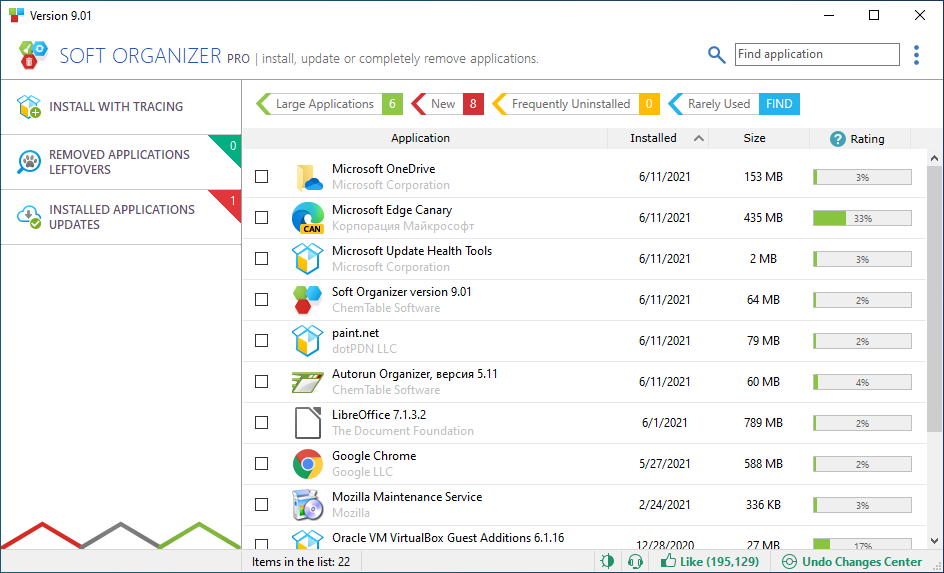 Soft Organizer – 软件卸载工具[Windows][$19.95→0]