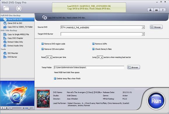 WinX DVD Copy Pro – DVD 备份软件[Windows][$49.95→0]
