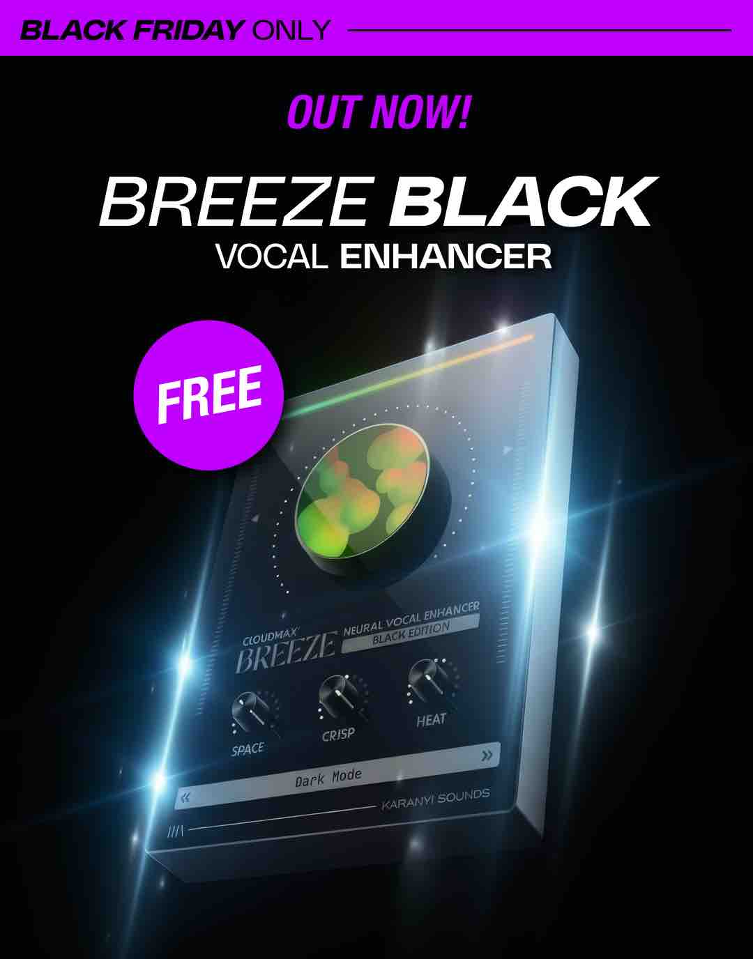 限时免费获取音频插件 Cloudmax Breeze Black Edition[Windows、macOS][$79→0]-反斗限免