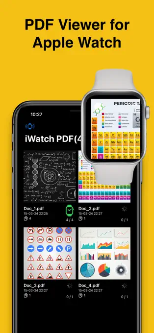 iWatch PDF Viewer - 在 Apple Watch 上离线看 PDF 文档[iPhone、Apple Watch][内购限免]