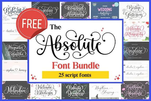 免费获取字体包 Absolute Font Collection[Windows、macOS][$338→0]