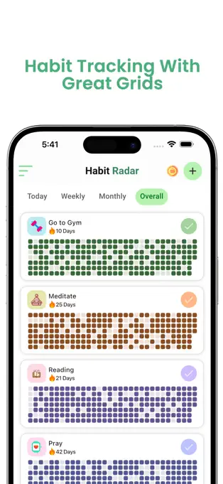 Habit Radar - 习惯跟踪工具[iOS][内购限免]-反斗限免