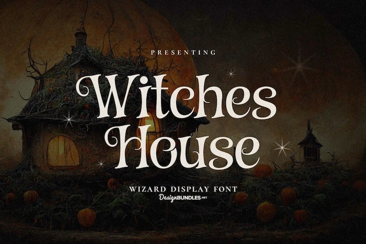 限时免费获取字体 Witches House - Wizard Font[Windows、macOS]