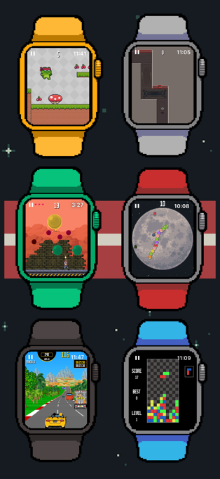 Mini Watch Games - 20 款 Apple Watch 游戏集合[iOS、Watch][￥12→0]