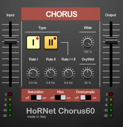 免费获取音频插件 HoRNet Chorus60[Windows、macOS]