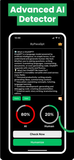Humanize ai - AI 生成内容检测、修复工具[iOS][美区内购限免]-反斗限免
