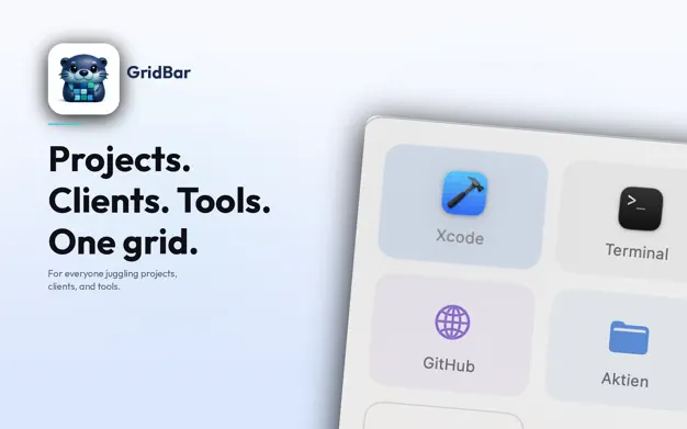 GridBar - 应用启动器[macOS]