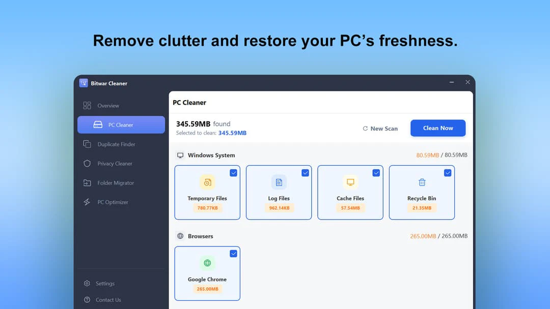 Bitwar Cleaner - 系统优化、清理工具[Windows][$29→0]