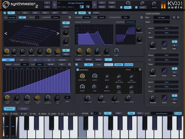 SynthMaster 2 - 音频合成器工具[iPad][￥136→0]-反斗限免